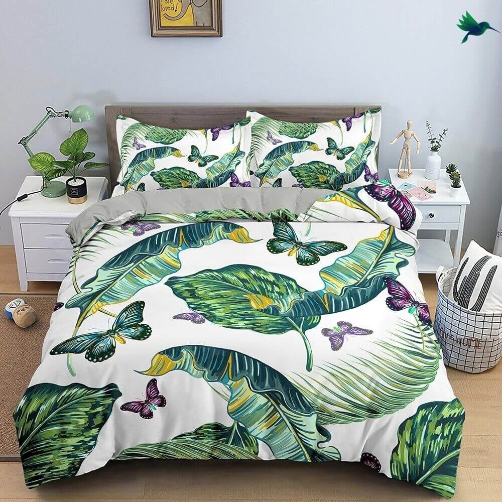 Housse de Couette Motif Jungle - Déco-exotique.fr