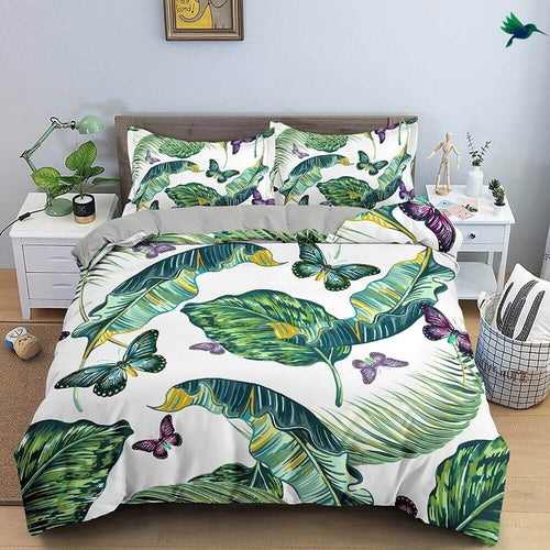 Housse de Couette Motif Jungle - Déco-exotique.fr