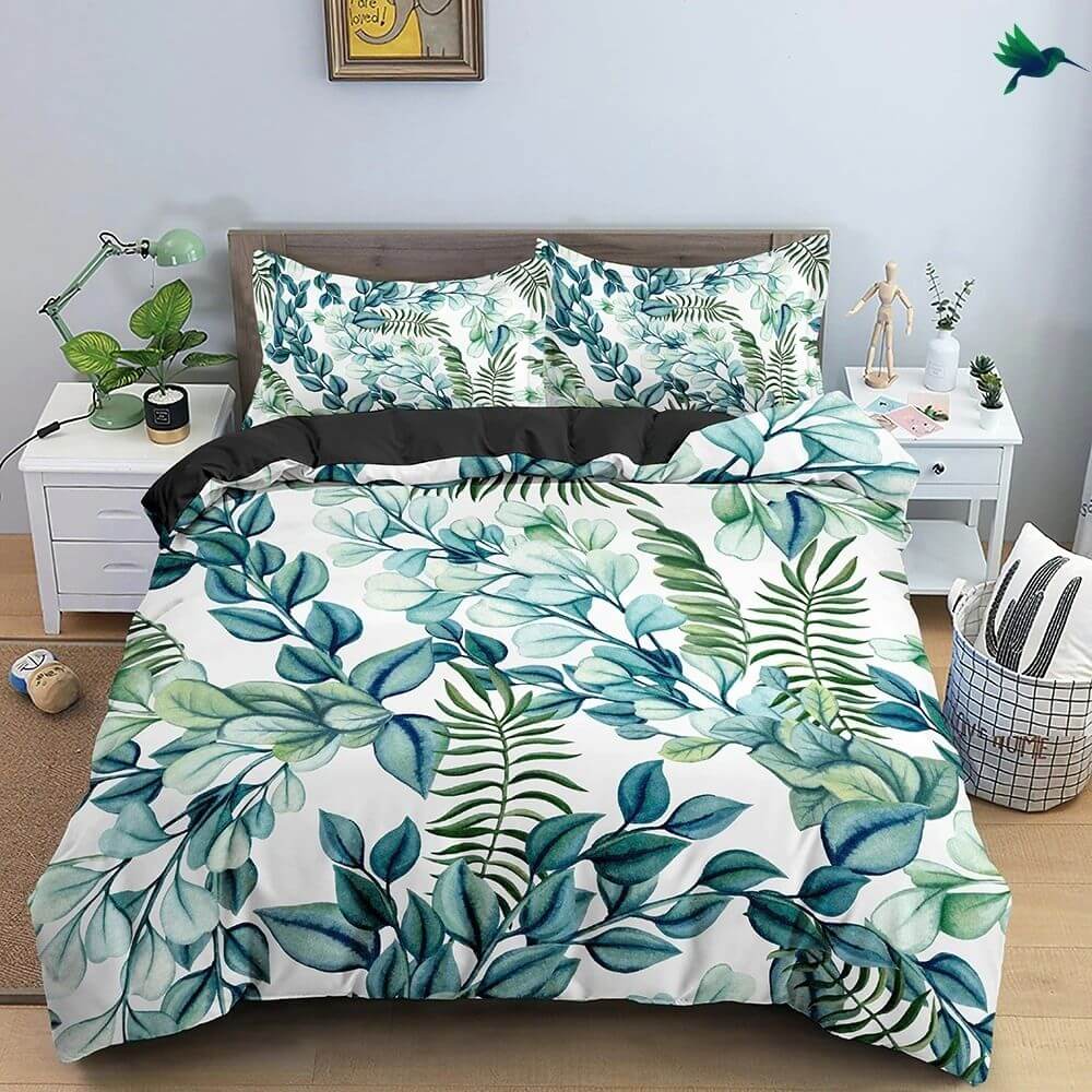 Housse de Couette Motif Tropical -Déco-exotique.fr