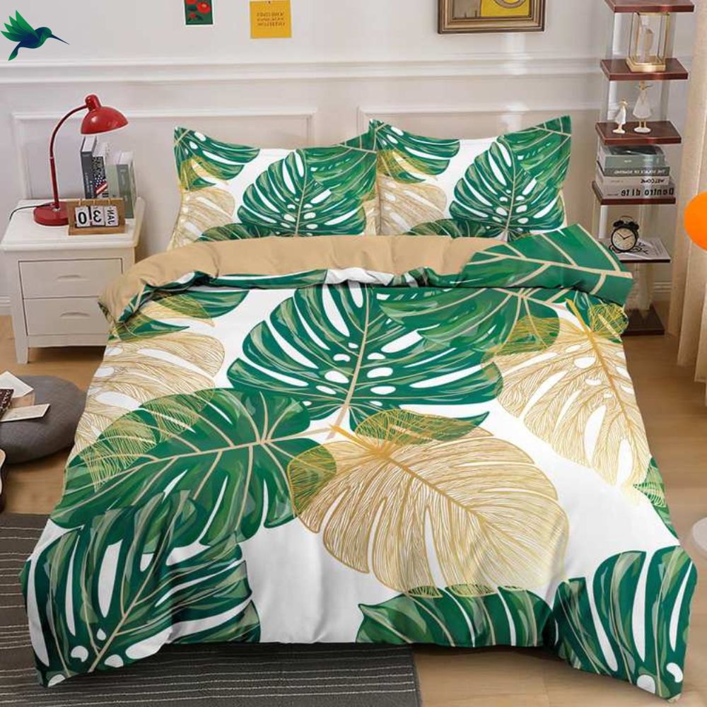 Housse de couette Monstera- Déco Exotique