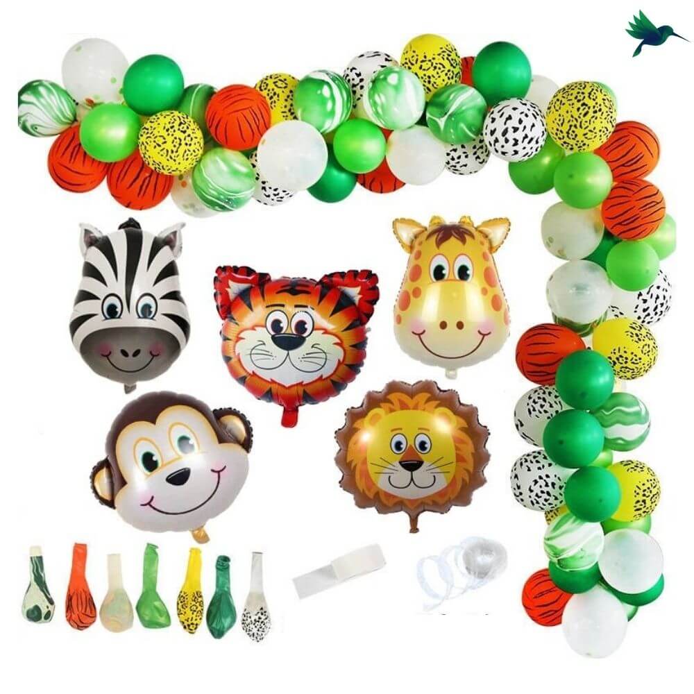 Kit Anniversaire Safari Déco-exotique.fr