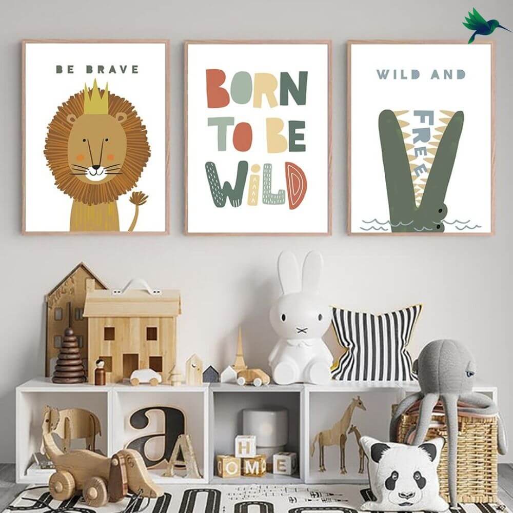 Poster Animaux Savane Déco-exotique.fr