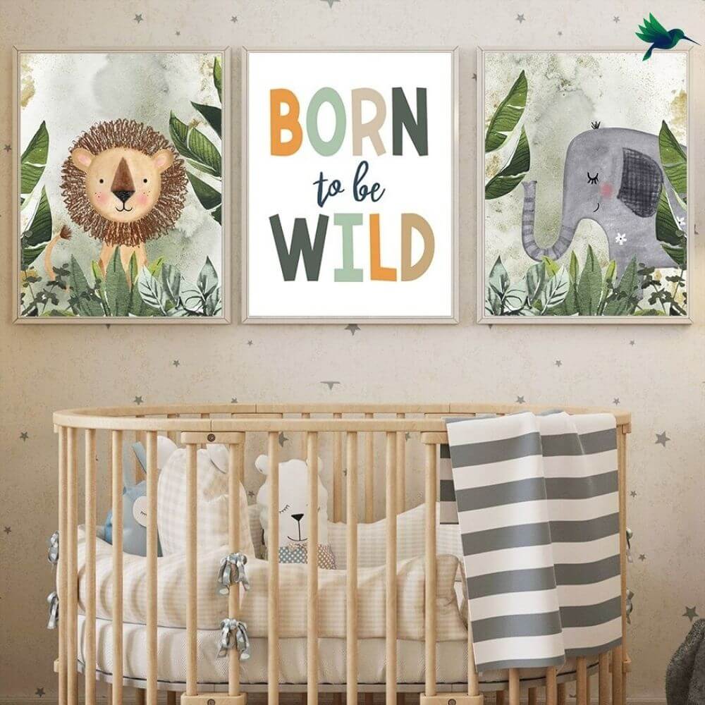 Poster Jungle Enfant Déco-exotique.fr