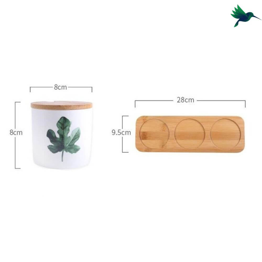Pot épice motif tropical Déco-exotique.fr