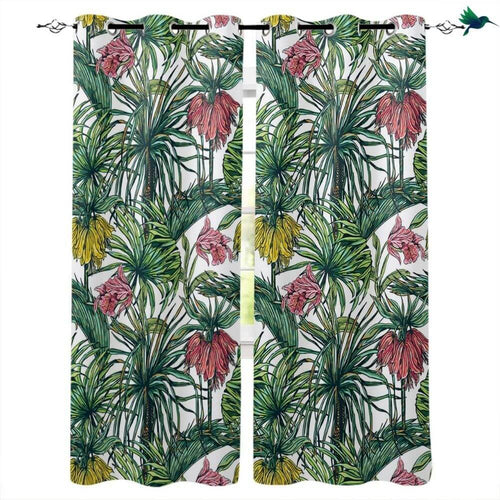 Rideau Jungle Tropical Déco-exotique.fr
