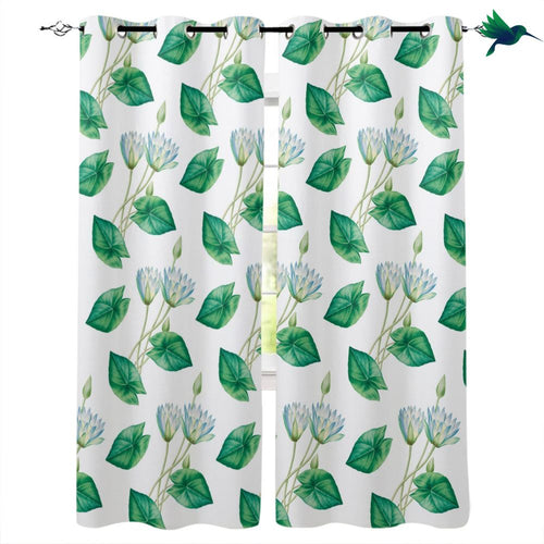 Rideau feuille de Lotus Déco-exotique.fr