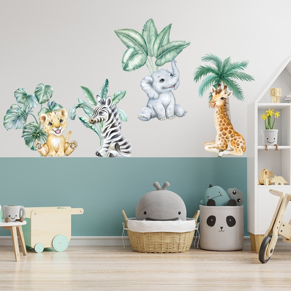 Stickers Animaux Savane Déco-exotique.fr