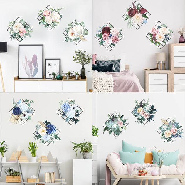 Stickers Fleurs Pivoine – Déco Exotique