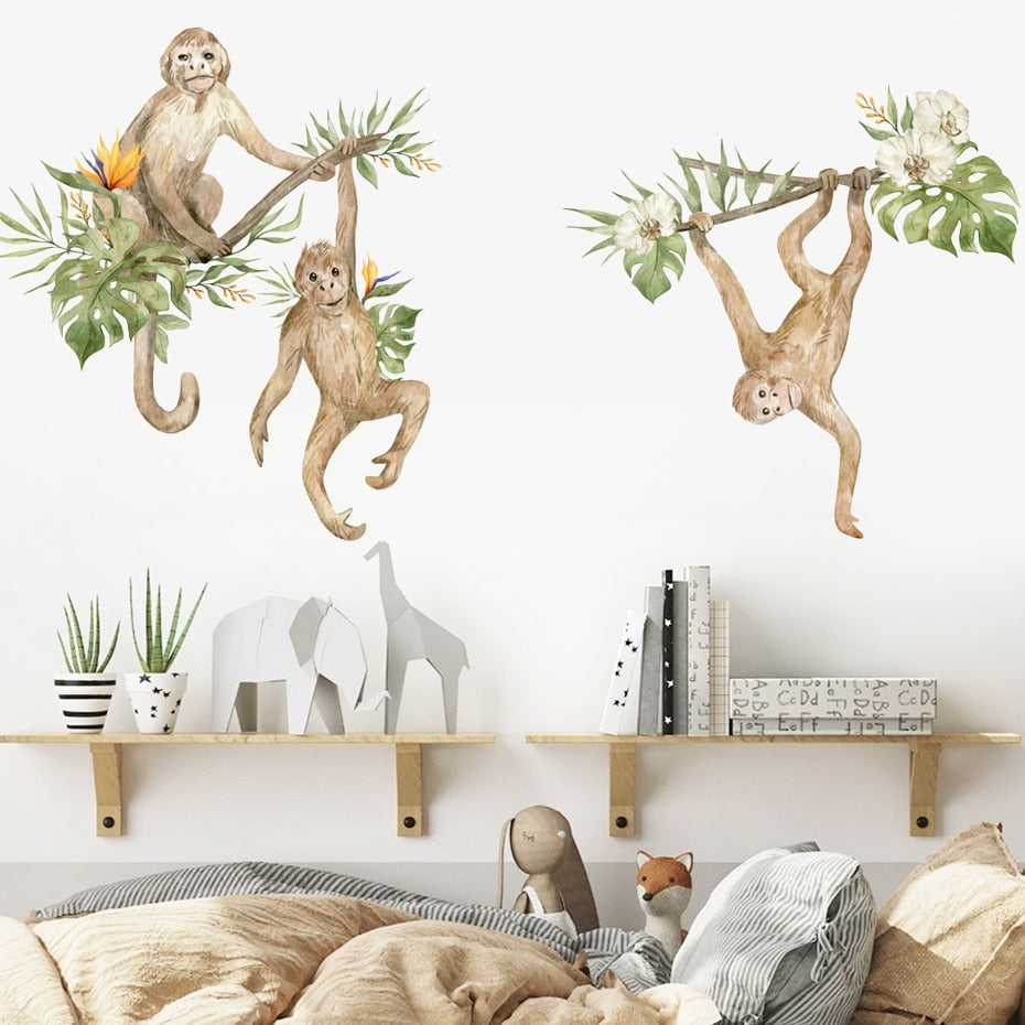 Stickers Singe Arbre Déco-exotique.fr