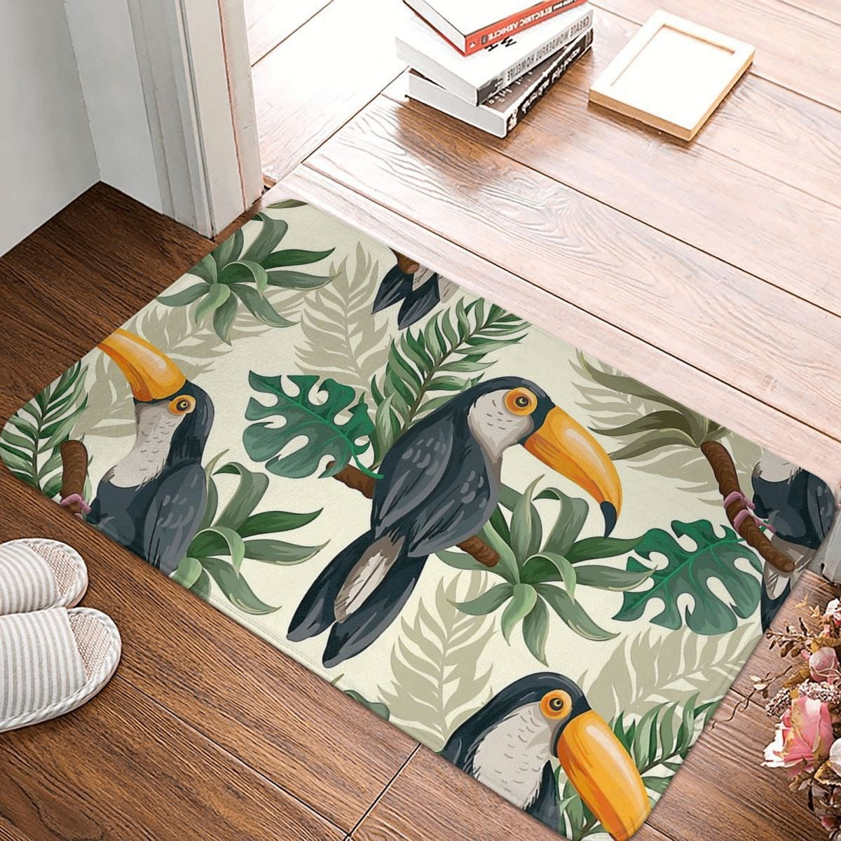 Paillasson motif Toucan Déco-exotique.fr