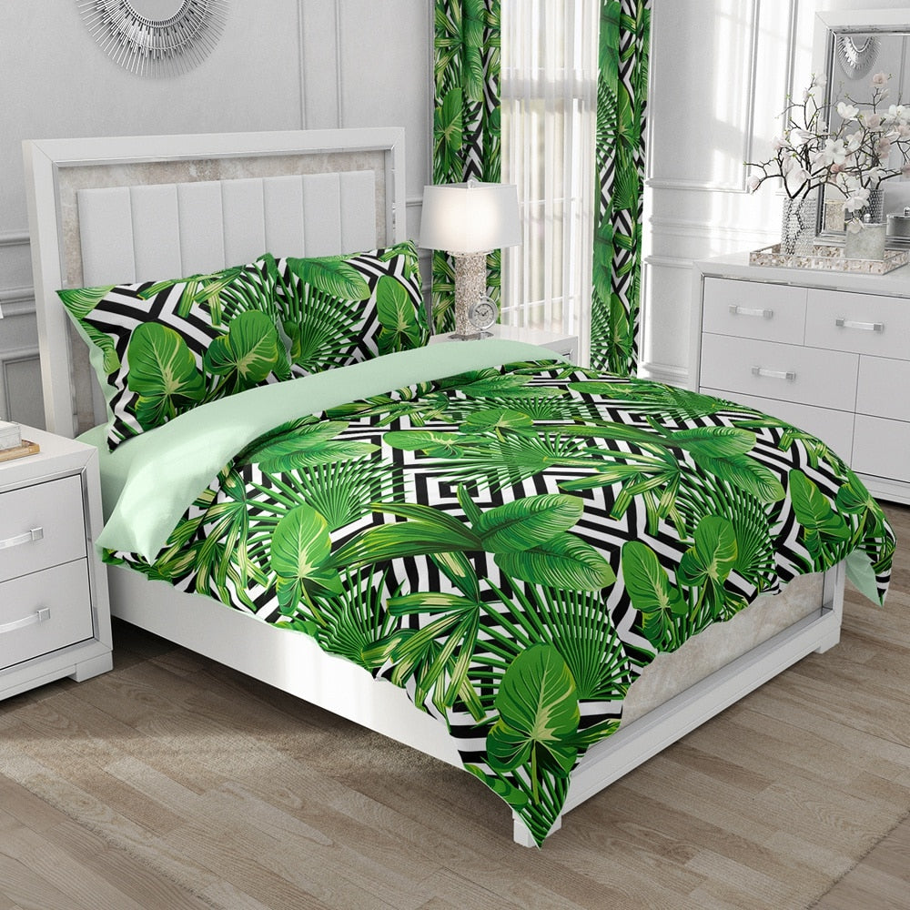 Housse de couette Tropical Sayara Déco-exotique.fr
