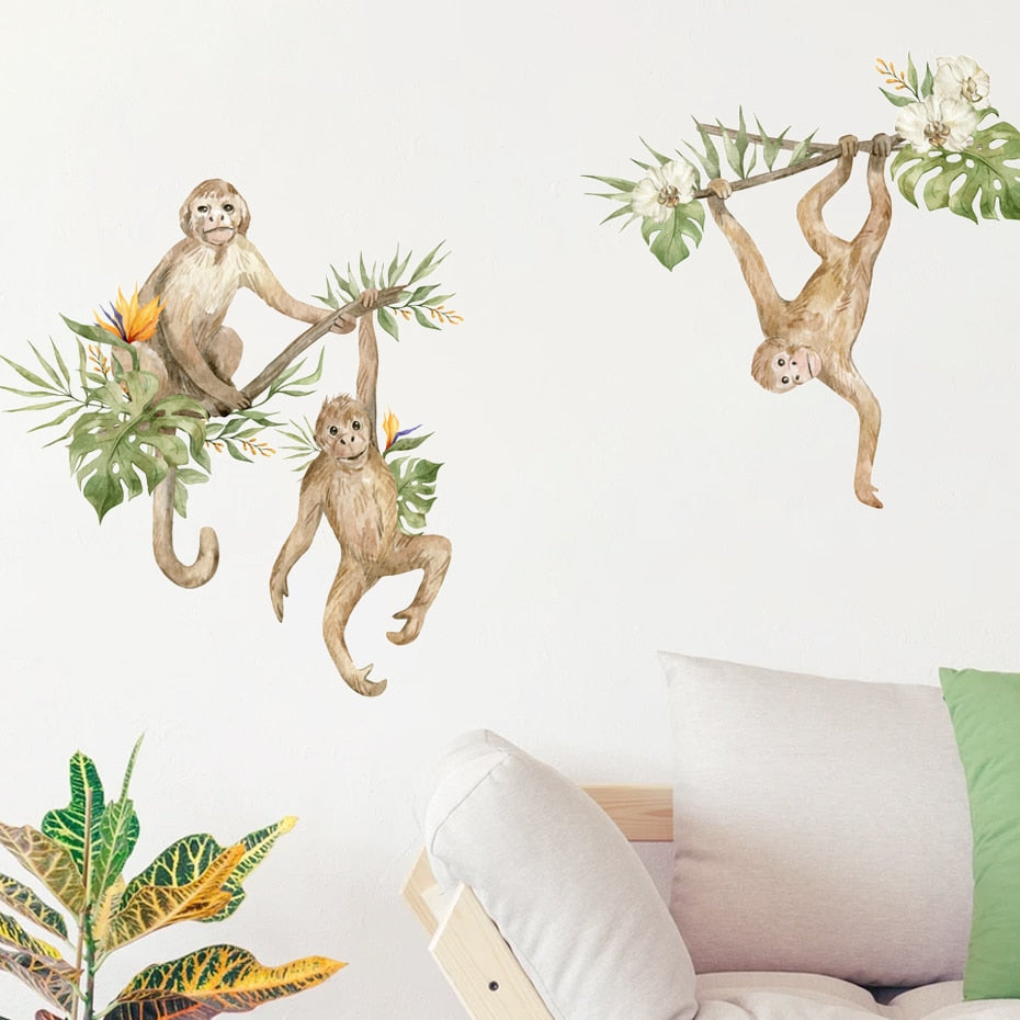 Stickers Singe Arbre Déco-exotique.fr