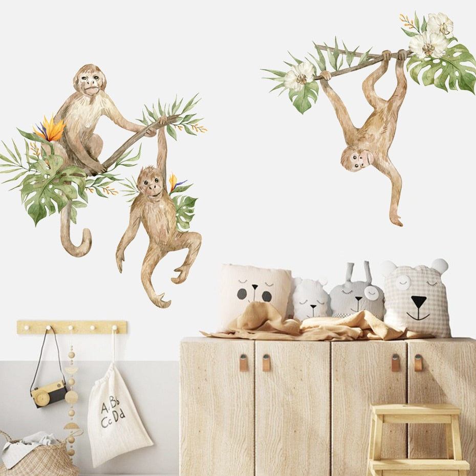Stickers Singe Arbre Déco-exotique.fr