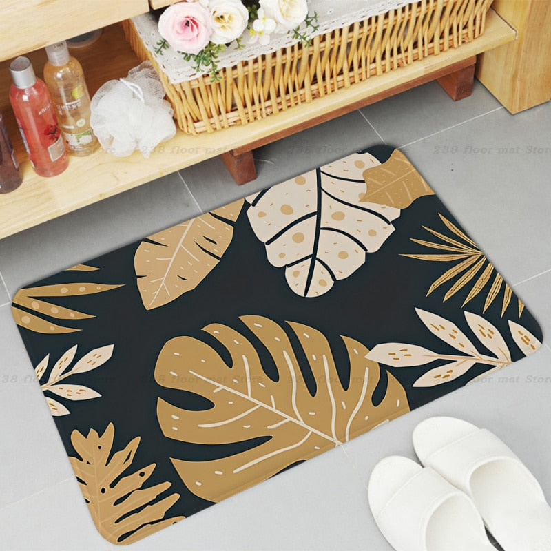 Tapis Feuillage Minimaliste Déco-exotique.fr