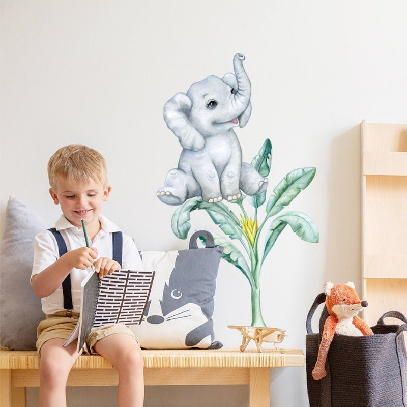 Stickers Bébé Animaux Jungle Déco-exotique.fr