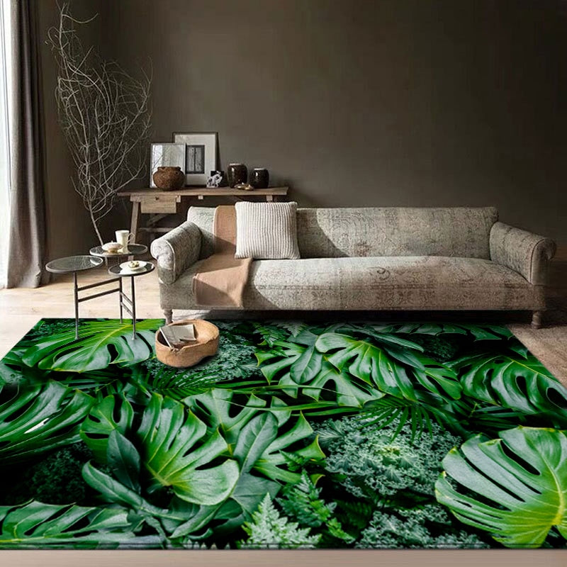 Tapis Jungle Monstera Déco-exotique.fr