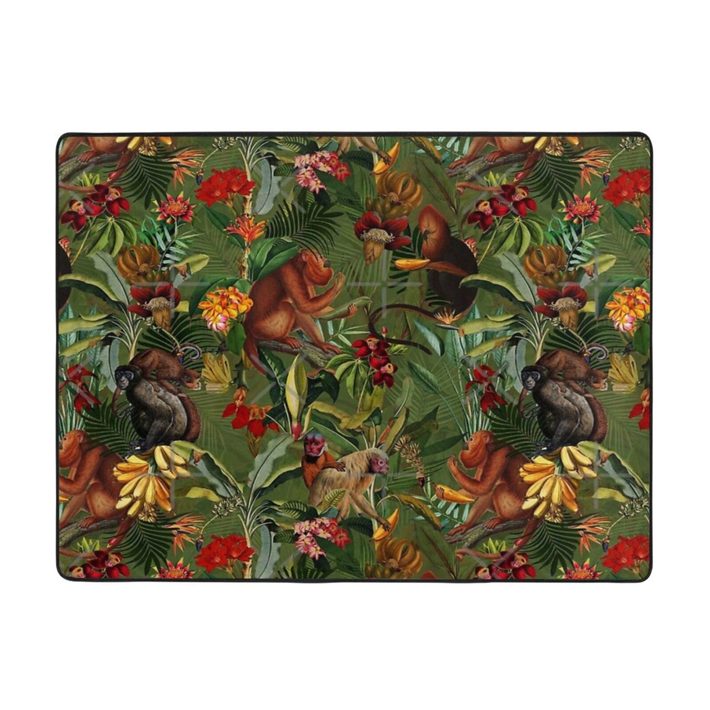 Tapis Jungle Singe Déco-exotique.fr