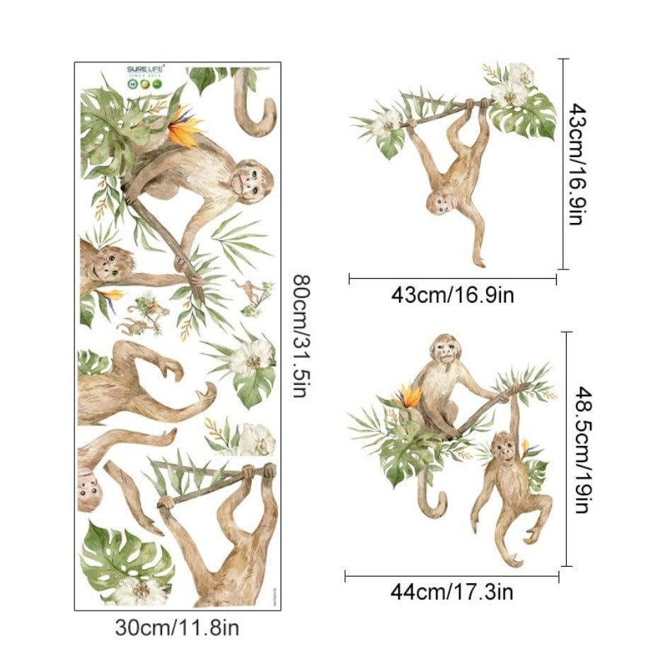 Stickers Singe Arbre Déco-exotique.fr