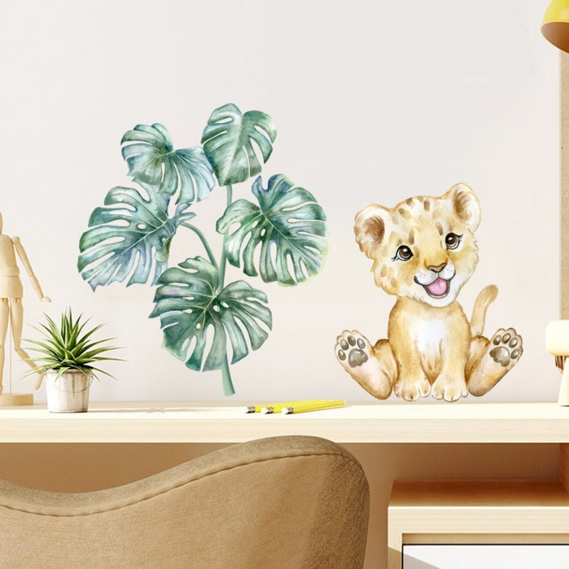 Stickers Bébé Animaux Jungle Déco-exotique.fr