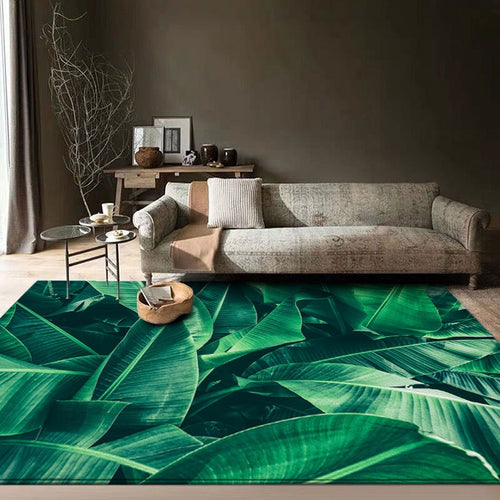 Tapis Jungle Feuille Bananier Déco-exotique.fr