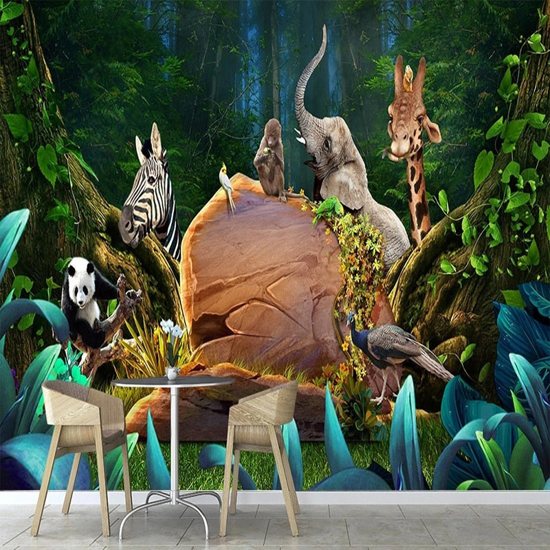 Papier peint Jungle Enfant Déco-exotique.fr