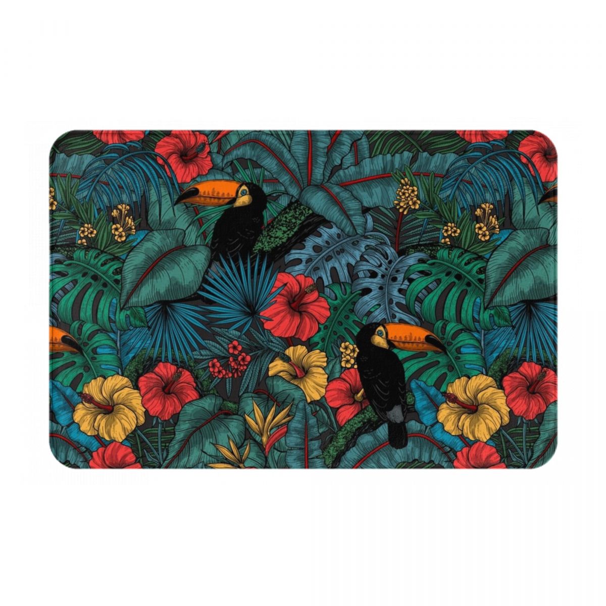 Tapis Jungle Toucan Déco-exotique.fr