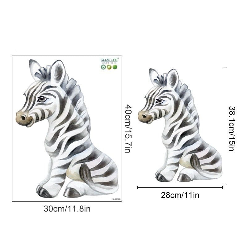 Stickers Bébé Animaux Jungle Déco-exotique.fr