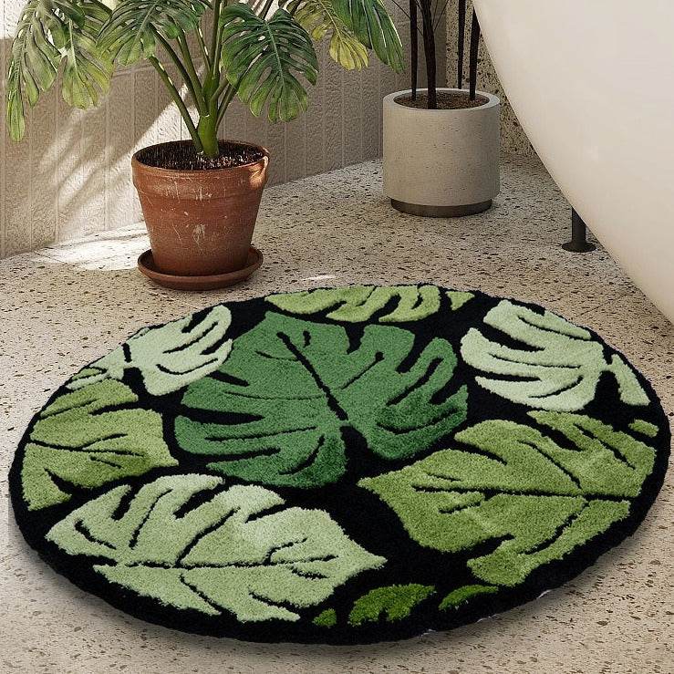 Tapis Jungle Rond Déco-exotique.fr