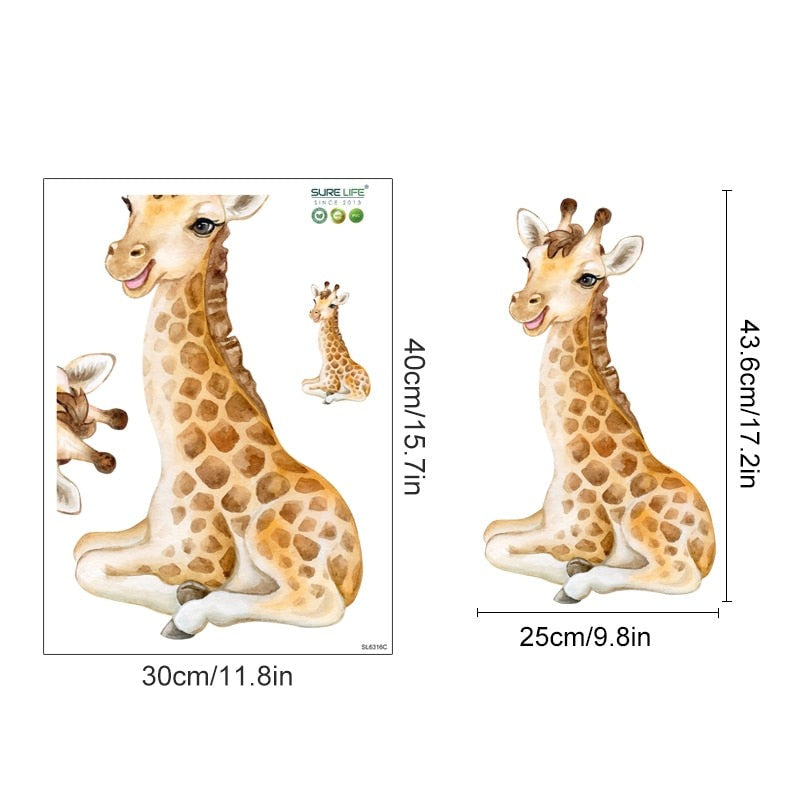 Stickers Bébé Animaux Jungle Déco-exotique.fr