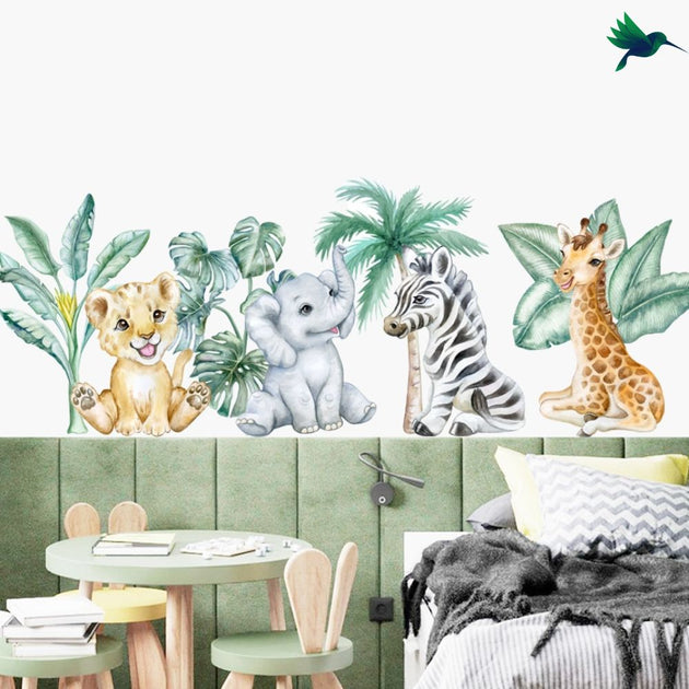 Stickers petits animaux foret