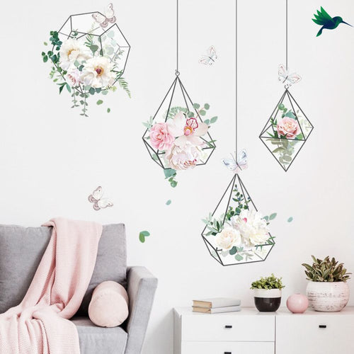 Stickers Fleurs Pivoine Déco-exotique.fr