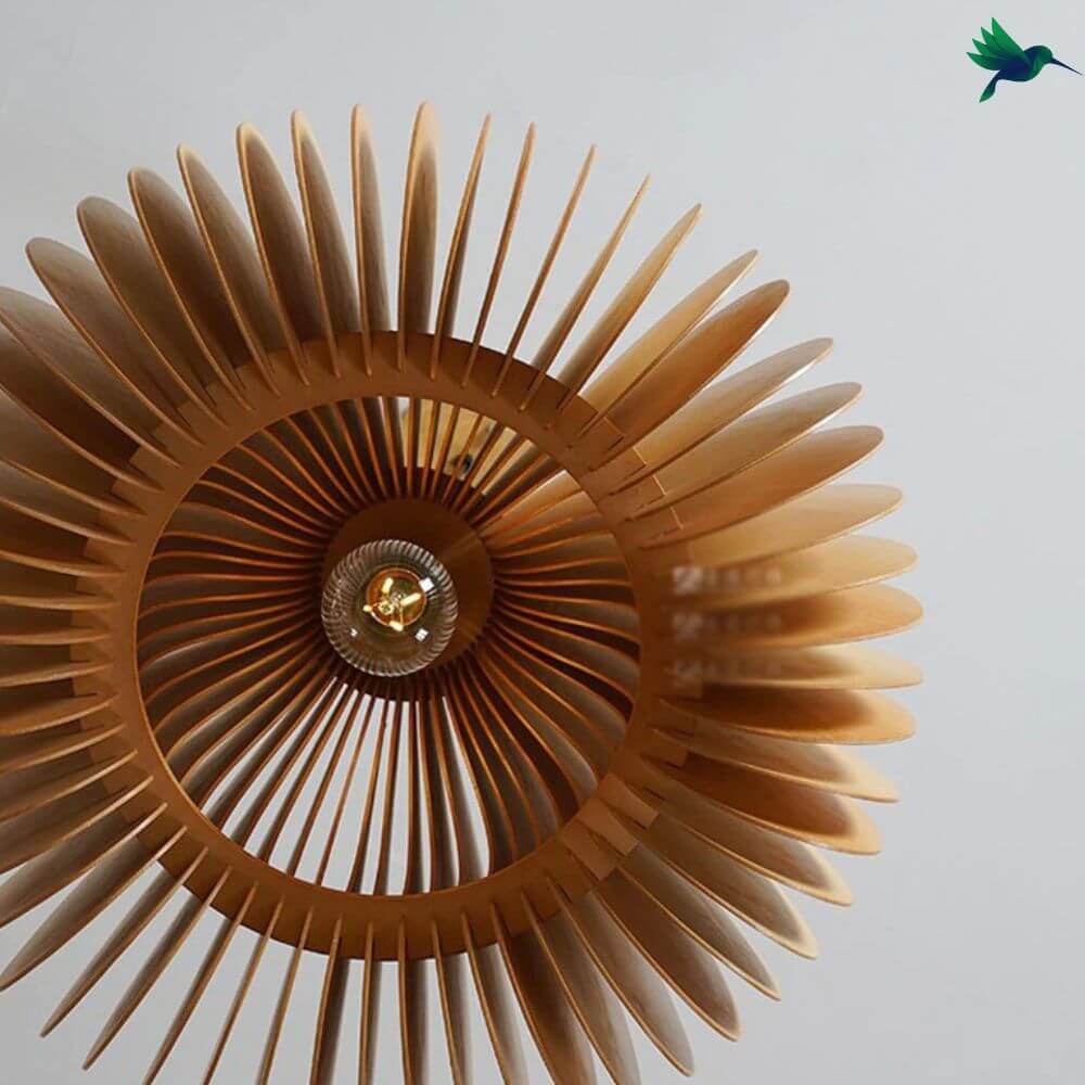 Suspension luminaire en Bois Déco-exotique.fr