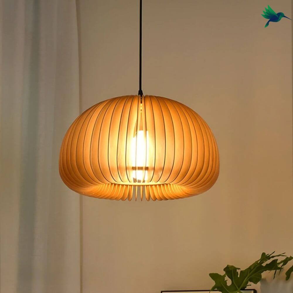 Suspension luminaire en Bois Déco-exotique.fr