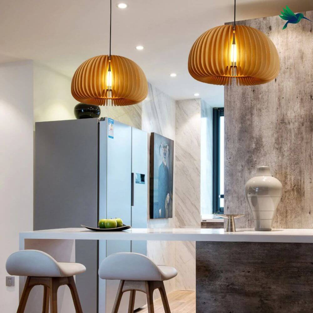 Suspension luminaire en Bois Déco-exotique.fr