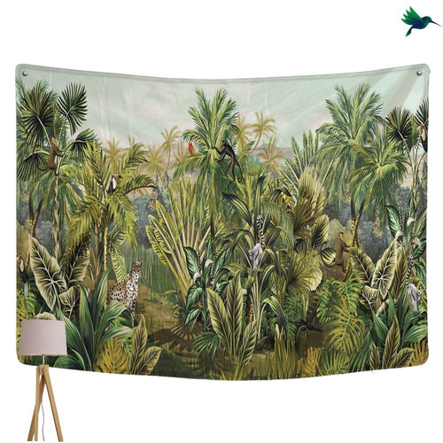 Tenture murale Jungle luxuriante Déco-exotique.fr