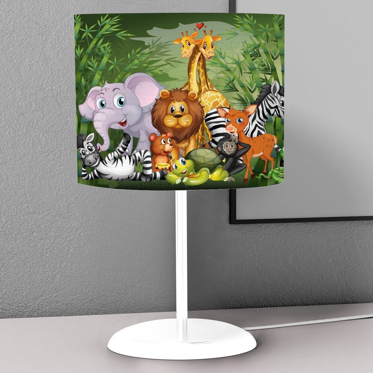 Abat jour Jungle Enfant Déco-exotique.fr