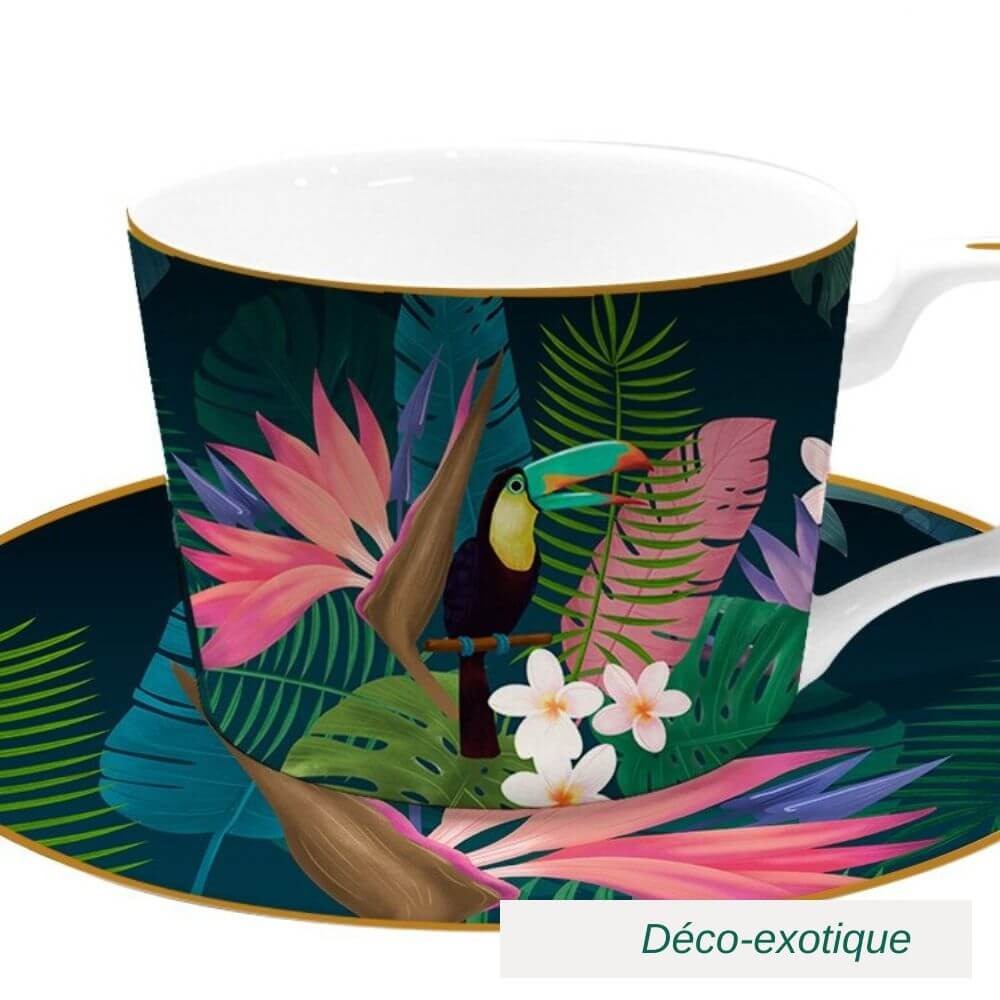 Vaisselle Jungle Déco-exotique.fr