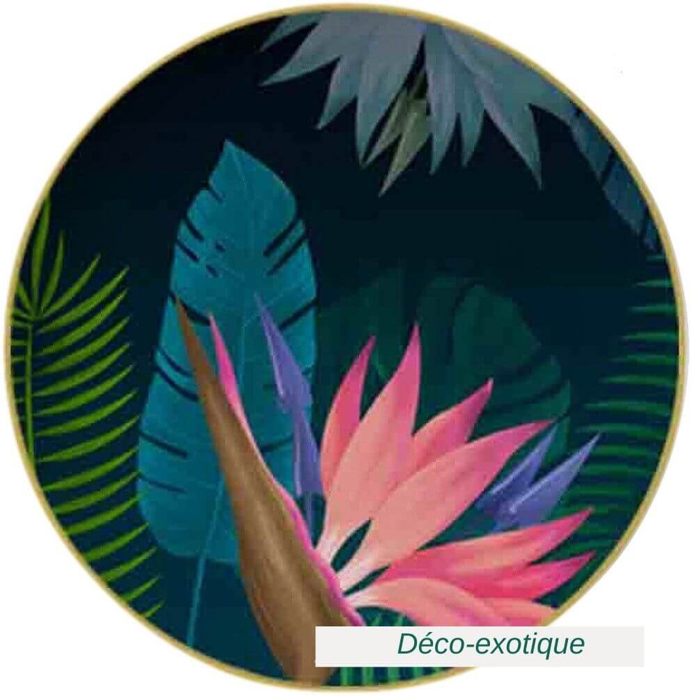 Vaisselle Jungle Déco-exotique.fr