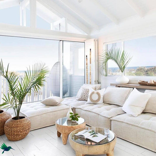 8 idées de décoration de salon tropical pour un paradis intérieur