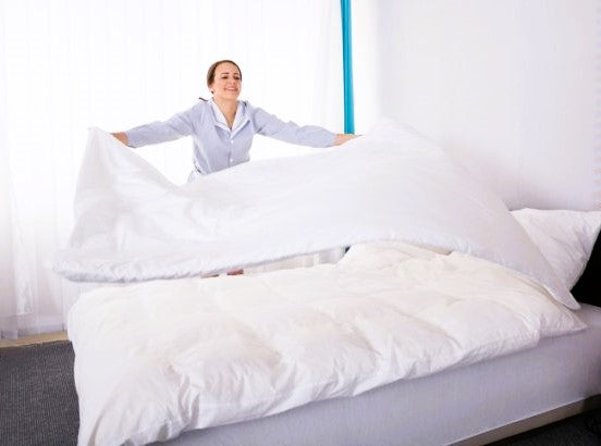 Comment mettre une housse de couette en 10 secondes?