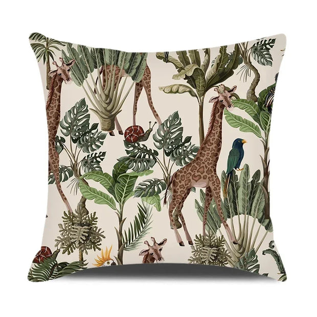 Coussin Animaux Jungle