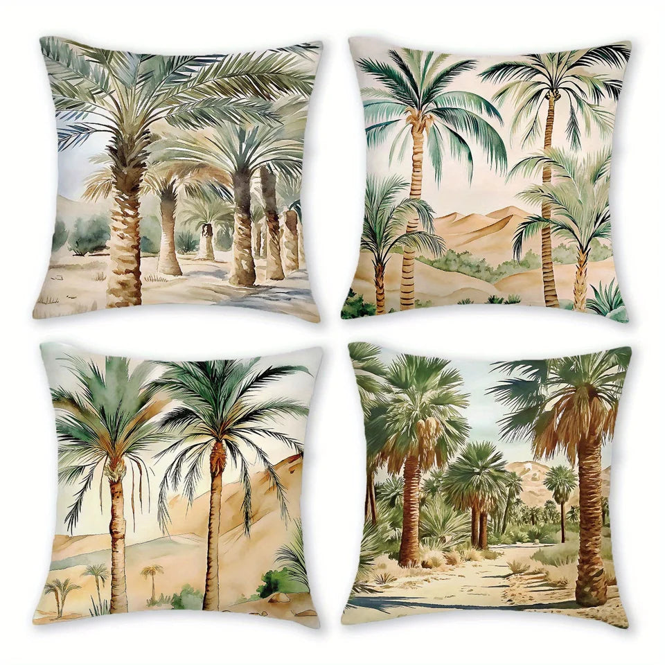 Coussin Palmier Vintage