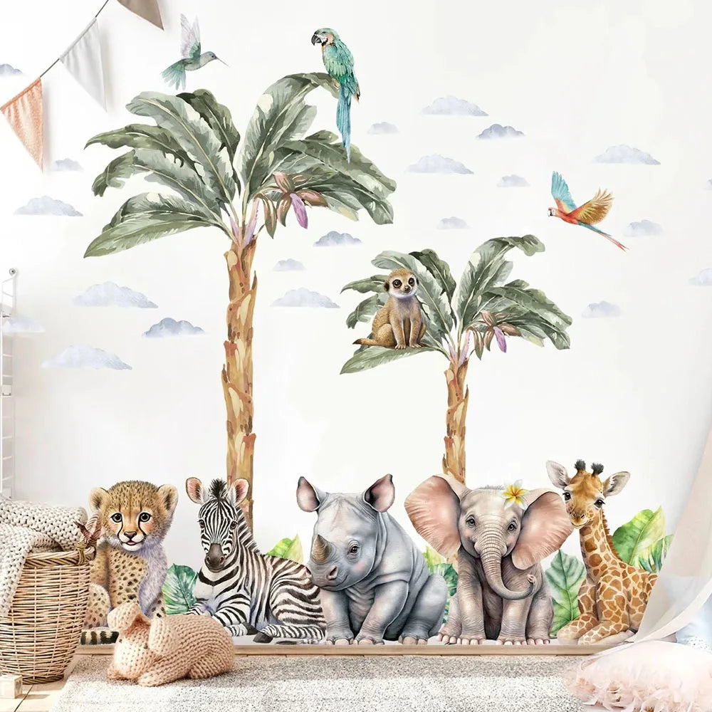 Stickers muraux Jungle Safari