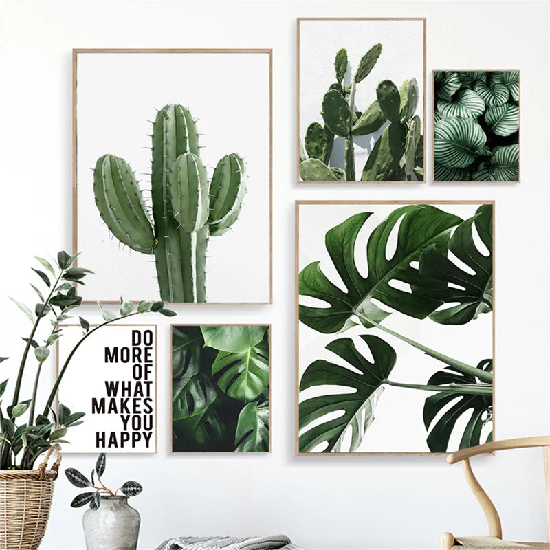 Affiche plante verte