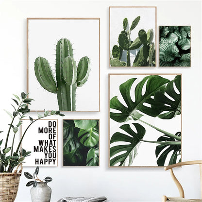 Affiche plante verte