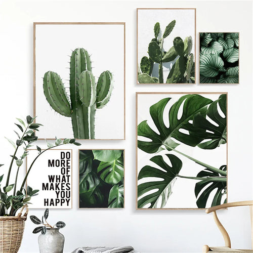 Affiche plante verte