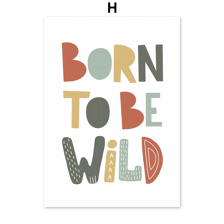 Affiche Murale Jungle Enfant-Déco Exotique