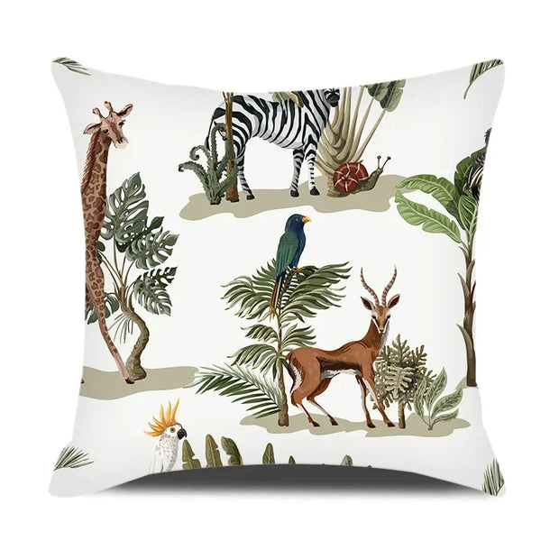 Coussin Animaux Jungle