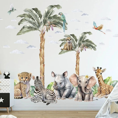 Stickers muraux Jungle Safari