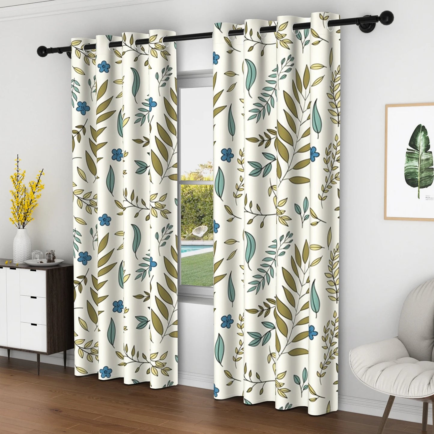 Rideau Tamisant Jungle-Déco Exotique